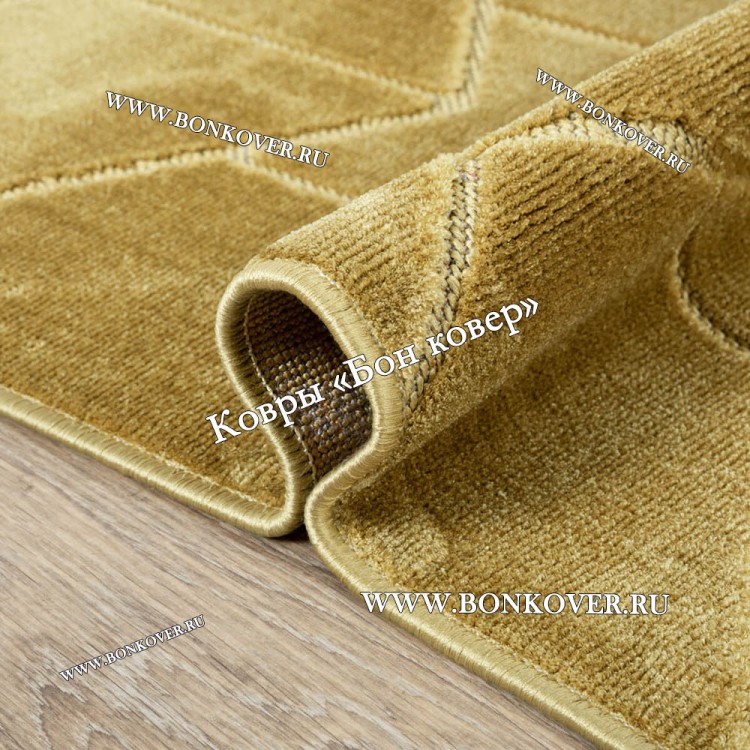 Современный Турецкий Ковер Дизайн 67 Желтый