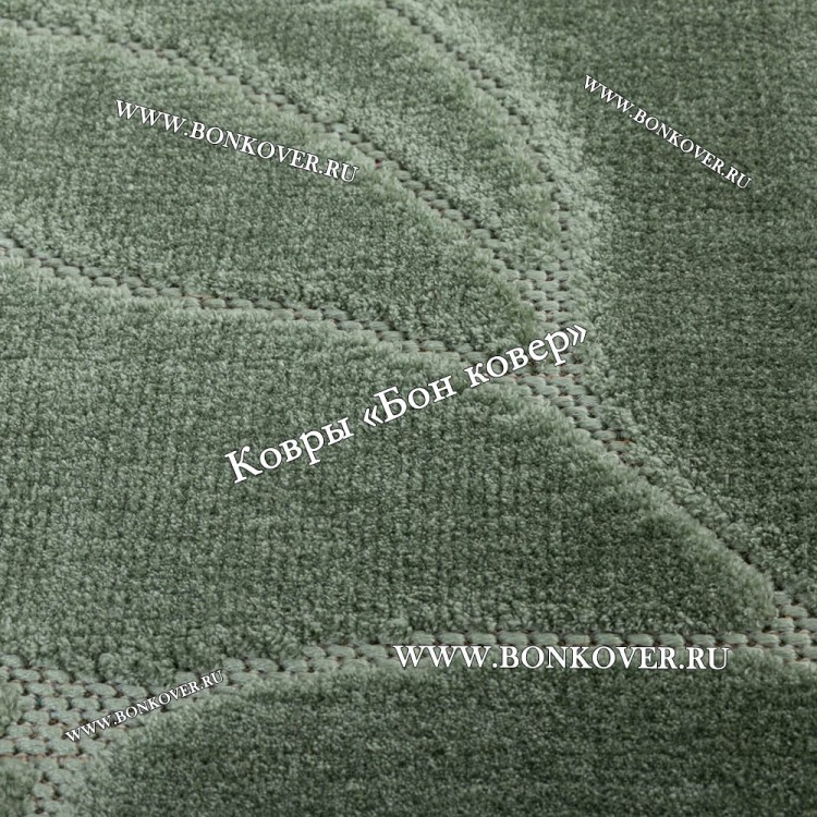 Современный Турецкий Ковер Дизайн 67 Зеленый