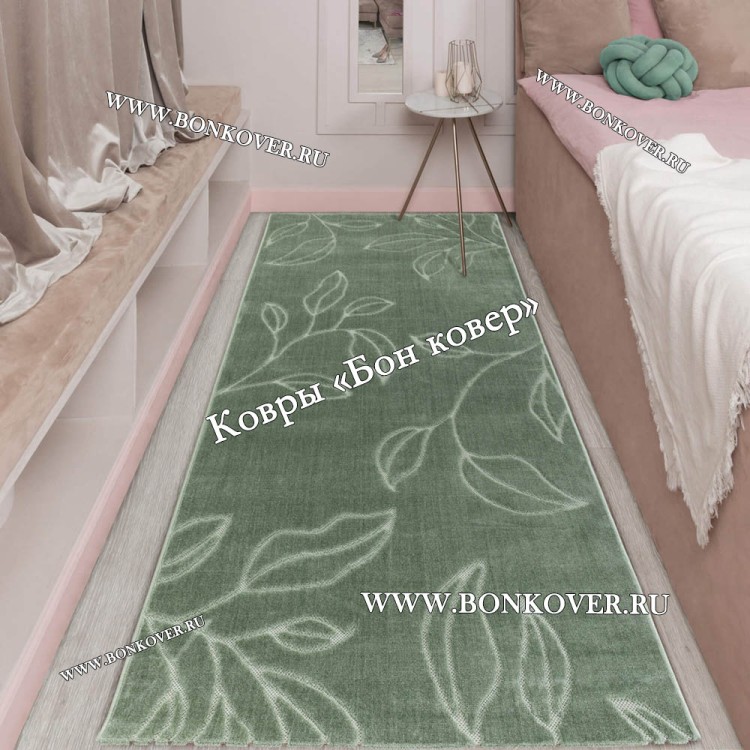 Современный Турецкий Ковер Дизайн 67 Зеленый