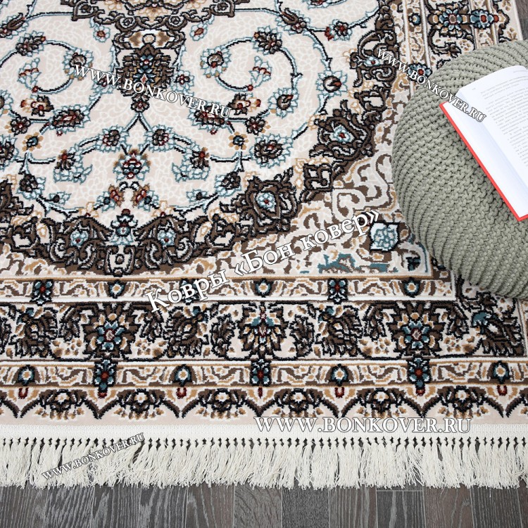 Ковер Для Гостиной Медальон Голубой Дизайн 30320