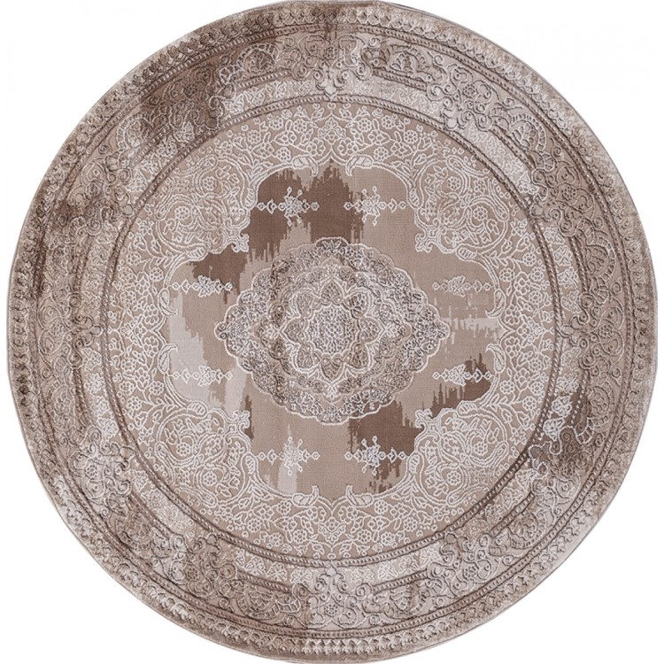 Ковер Armina 03704A BROWN / BROWN Круг